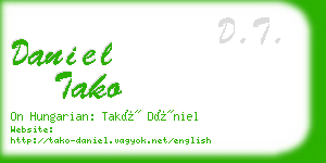 daniel tako business card